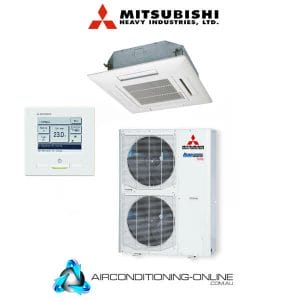 Mitsubishi Heavy Industries FDT125AVNXWVH 12.5kW Ceiling Cassette Single Phase / Panel / RC-EXZ3 Remote Control