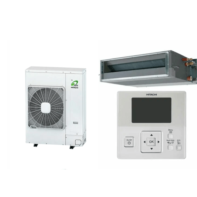 Hitachi RPI-6.0FSN2SQ RAS-6HVNC1 13.0kW Ducted Air Conditioner System Single Phase