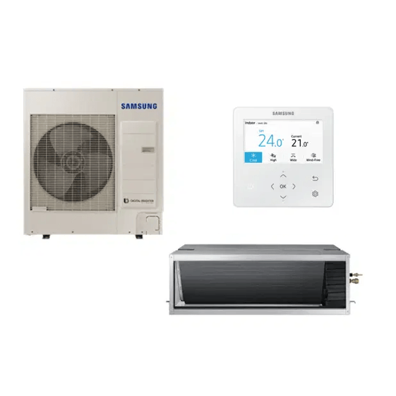 SAMSUNG DUCT S2 AC071TNHDKG 7.1kW Inverter Ducted Slimline Air Conditioner 1 Phase.