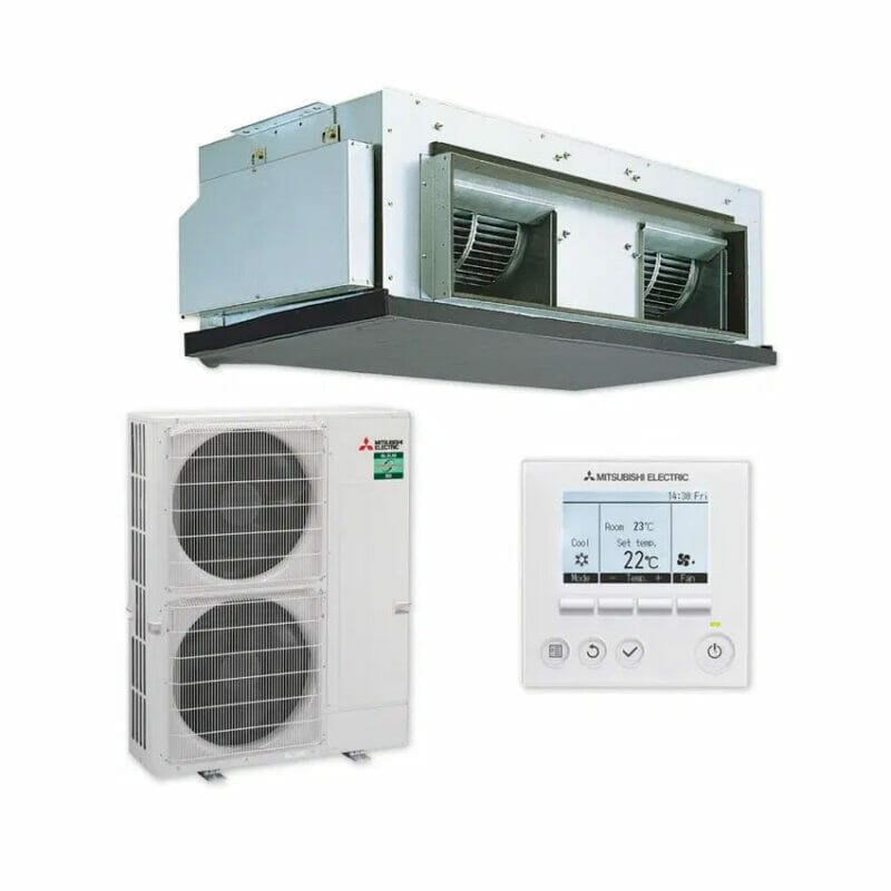 mitsubishi ducted air conditioning zone control