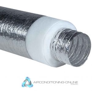 Safe-T-Flex Insulated Ducting R1.0 200mm X 6M