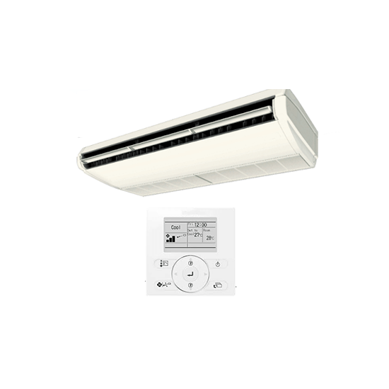 Daikin FHA100C-VF2Y 10.0kW SkyAir Ceiling Suspended System 3 Phase - Backlit Controller