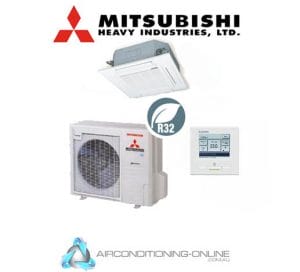 MITSUBISHI HEAVY INDUSTRIES Ceiling Cassette FDT100VNPWVH Single Phase Wired Control