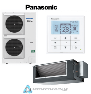 Panasonic High Static Ducted System 10kW S-100PE3R / U-100PZH3R8 | 3 Phase R32