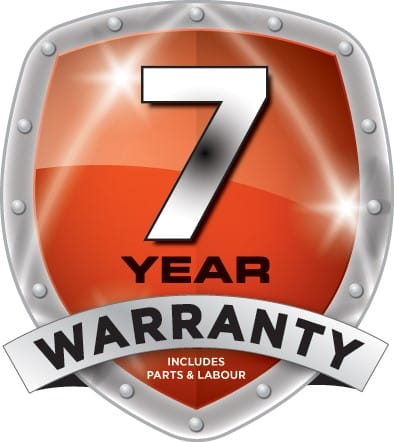 7 years warranty on toshiba system 
