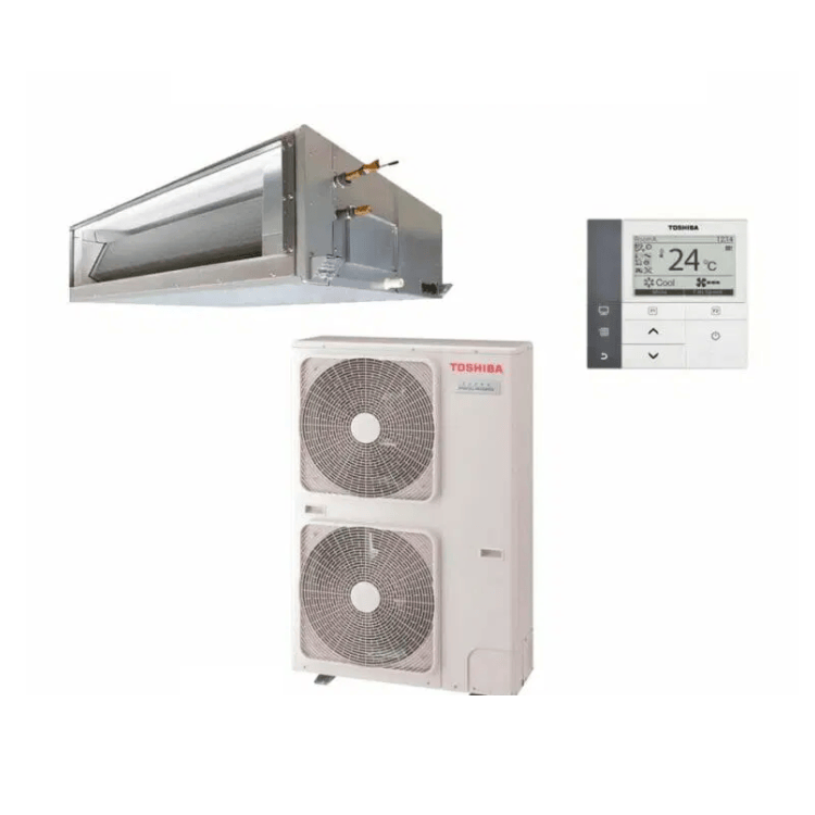 Fully Installed TOSHIBA RAV-GM1601BTP-A / RAV-GM1601ATP-A 14kW Ducted System Single Phase