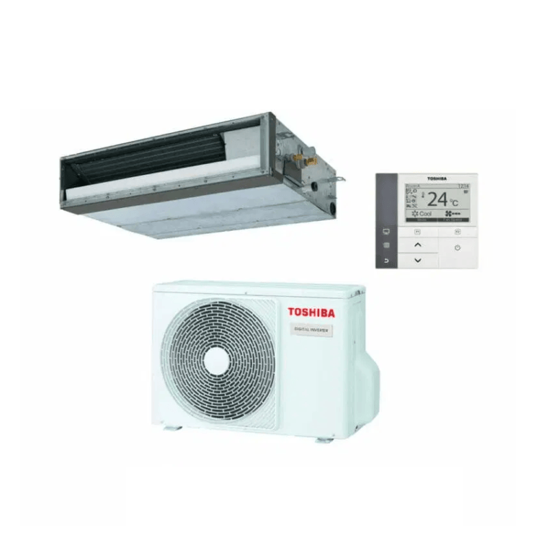 Fully Installed TOSHIBA RAV-GM801DTP-A / RAV-GM801ATP-A 7.1kW Ducted System 1 Phase