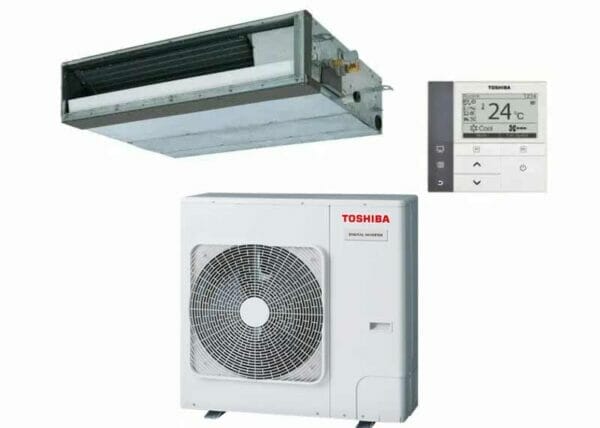 TOSHIBA-RAV-GM801BTP-A-RAV-GP801ATP-A-7.1kW-Super-Digital-Inverter-Mid-Static-Ducted-System-1-Phase