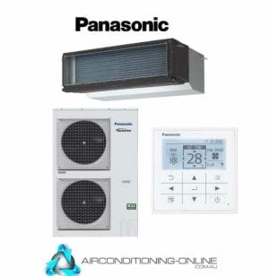 Panasonic 10kW S-1014PF3E / U-100PZH3R5 Adaptive Ducted System | Deluxe Twin Fan | Single Phase