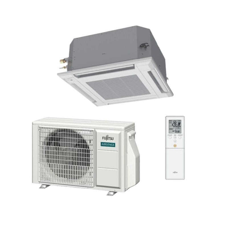 Fujitsu SET-AUTH09KVLA 2.5kW Compact Cassette Air Conditioner System | R32