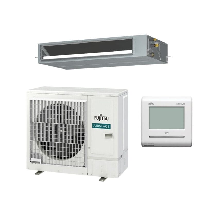 FUJITSU SET-ARTH30KMTAP 8.5kW Inverter Ducted Air Conditioner System Mid Static Slimline | 1 Phase