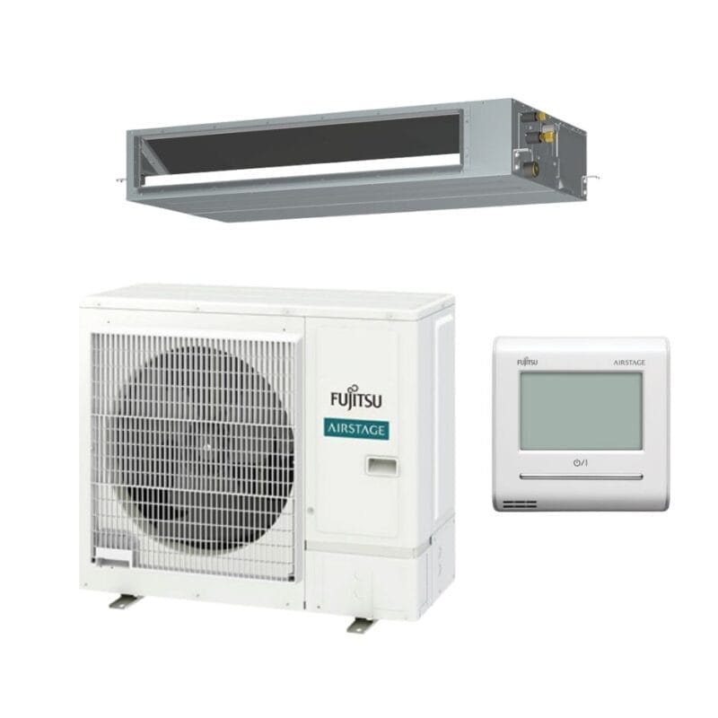 FUJITSU SET-ARTH36KMTAP 10.0kW Inverter Ducted Air Conditioner System Mid Static Slimline | 1 Phase