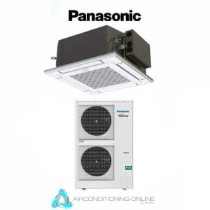 Panasonic S-1014PU3E / U-125PZH3R5 12.5kW 4-Way Deluxe Twin Fan Cassette | NanoeX | Single Phase
