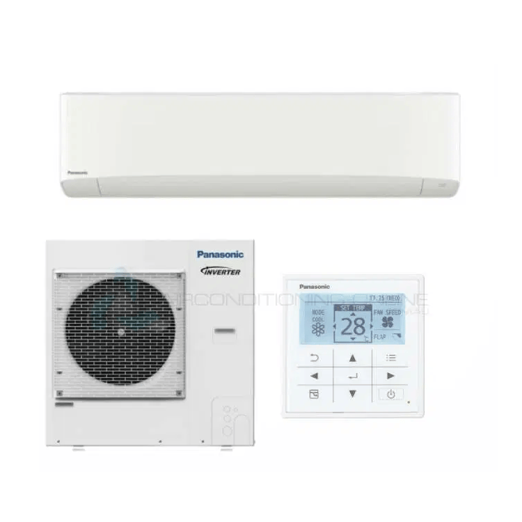Panasonic S-100PK3R U-100PZ3R8 9.0kW Reverse Cycle Split System Air Conditioner R32 Three Phase Compact Light Commercial