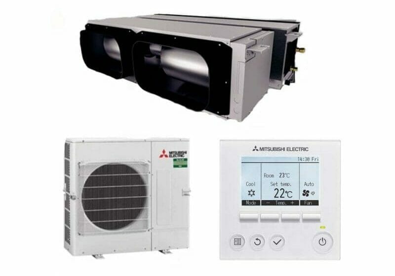 MITSUBISHI-ELECTRIC-PEAMS100HAAV4ZHKIT-10.0kW-Ducted-Air-Conditioner-System-1-Phase