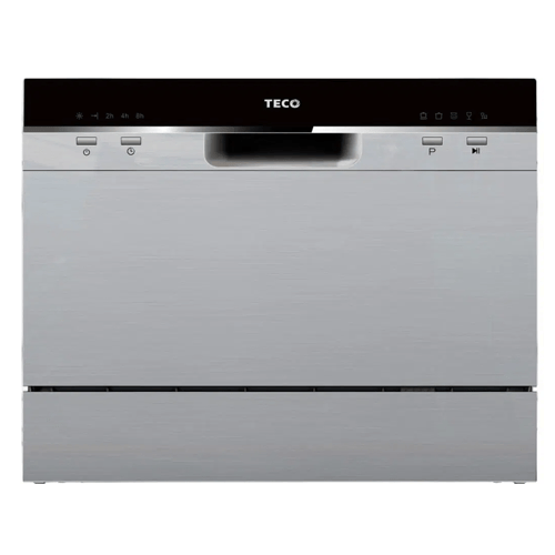 TECO TDW06SCM 6 Place Bench TopBuilt-In Dishwasher Stainless Steel