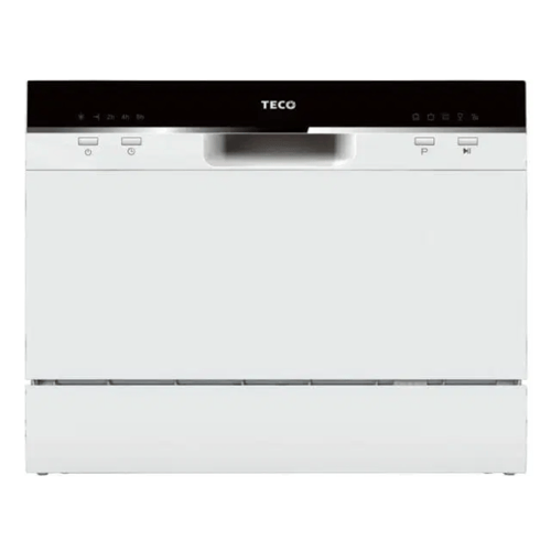 TECO TDW06WCM 6 Place Bench Top-Built-In Dishwasher White