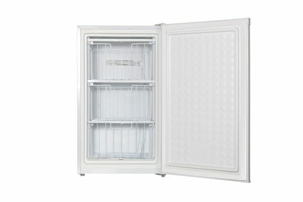 teco-tvf84wmbm-84l-single-door-vertical-freezer-open