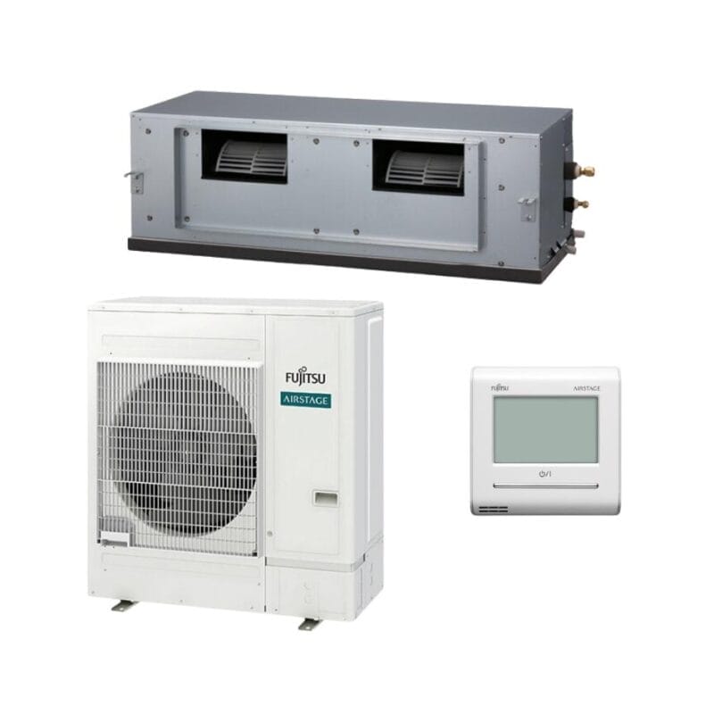 Fujitsu SET-ARTH45KHTA 12.5kW High Static Ducted Air Conditioner System 1 Phase