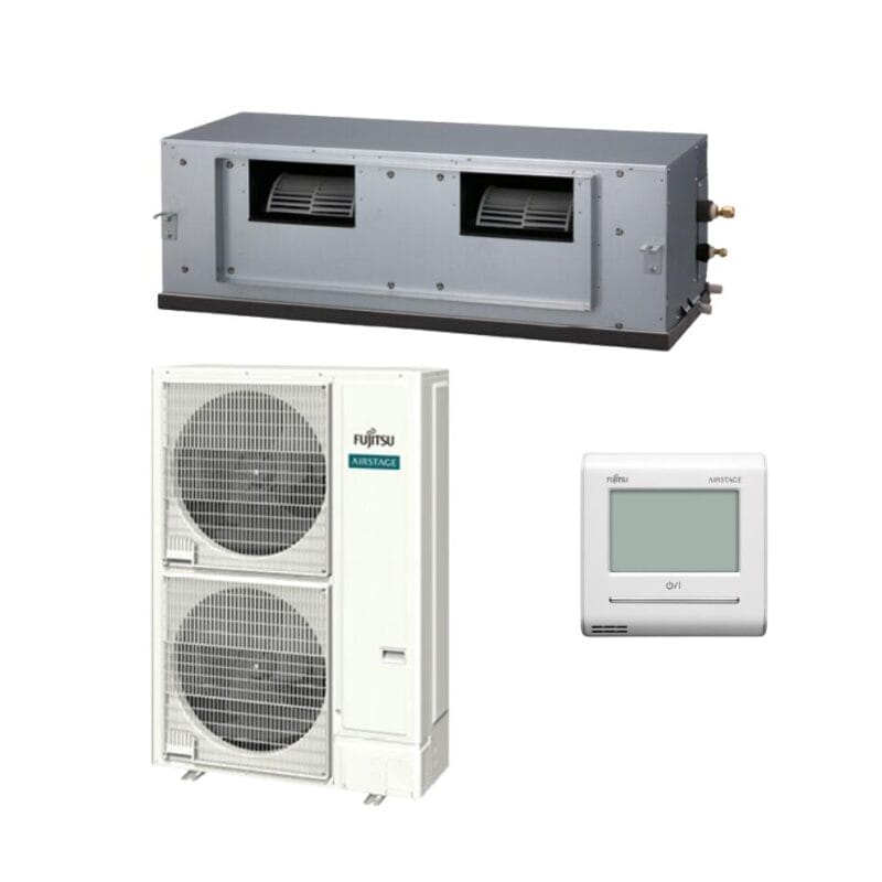 Fujitsu SET-ARTH60KHTA 15.5kW High Static Ducted Air Conditioner System 1 Phase