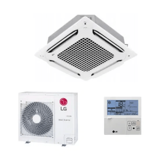 LG Ceiling Mounted Cassette Inverter UTS85SET 8.0kW - R32 Black Fin